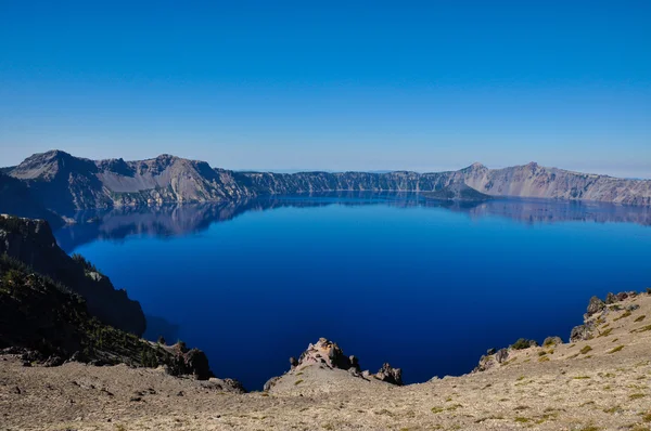 Kráterové jezero národní park, oregon, usa — Stock fotografie