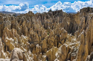 Valle de la luna in de buurt van la paz, bolivia