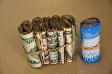 Mavi dolar, bizi dolar, Şili peso, Arjantin