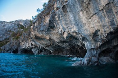 MARMOL katedral kaya oluşumu, carretera austral, karayolu 7, c