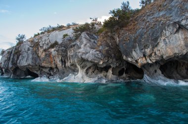 MARMOL katedral kaya oluşumu, carretera austral, karayolu 7, c