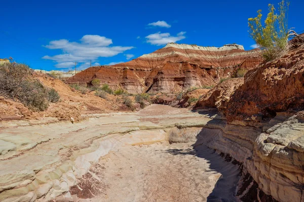 Wahweap hoodoo's trail near Page, Arizona, USA — Stock Photo, Image