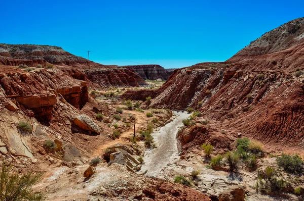 Wahweap hoodoo's trail near Page, Arizona, USA — Stock Photo, Image