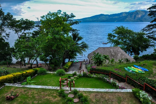 Apoyo Lake, Ancient Volcano Crater, Nicaragua — Stock Photo, Image
