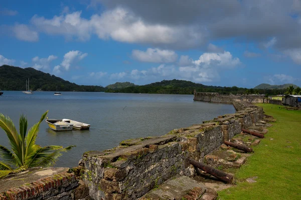 老防御工事的 portobelo，巴拿马 — 图库照片