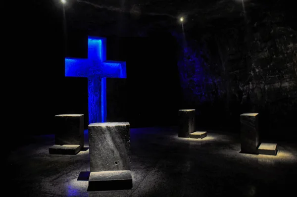 zipaquira'nın tuz Katedrali, Kolombiya spot için dua