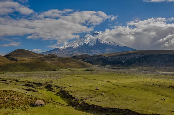 Sopka cotopaxi národním parku, Ekvádor — Stock fotografie