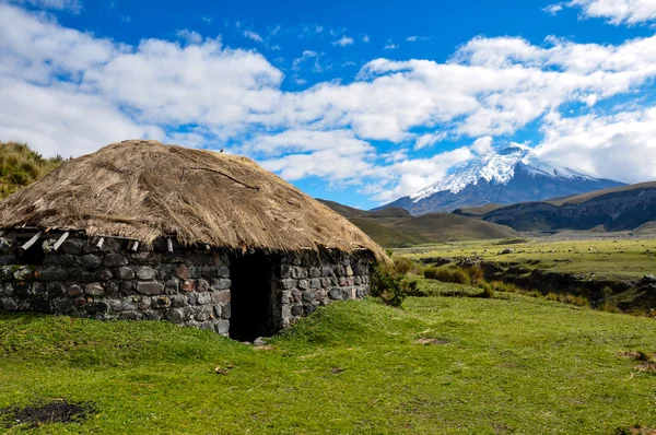 Hint kulübede arkeolojik: cotopaxi Milli Parkı, ecuador