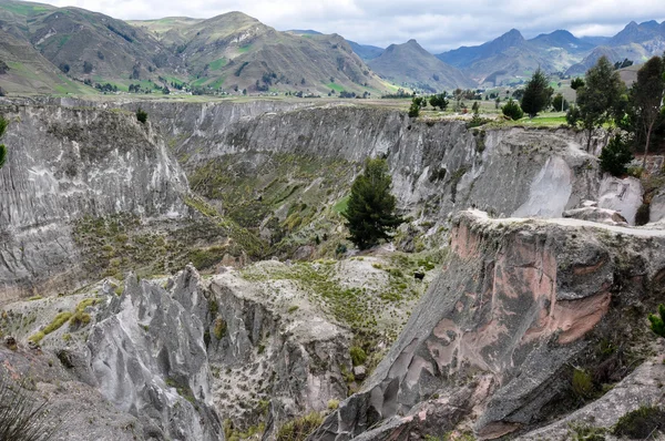 Canyons in Cotopaxi National Park, Ecuador — Stock Photo, Image