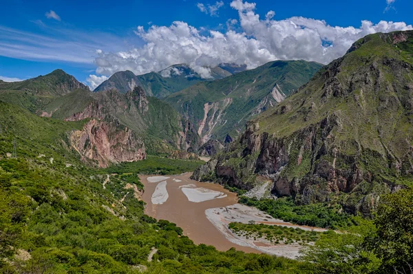 Vackra landskap i peru, nära abancay — Stockfoto