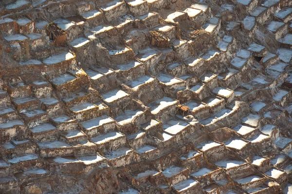 Salinas de Maraş, kutsal vadi, peru — Stok fotoğraf