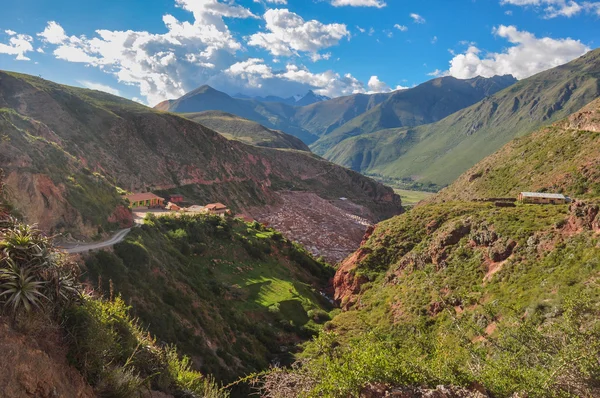 Salinas de maras, a Szent völgy, peru — Stock Fotó