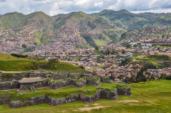 Saqsaywaman 페루 쿠스코 근처 잉카 유적 — 스톡 사진