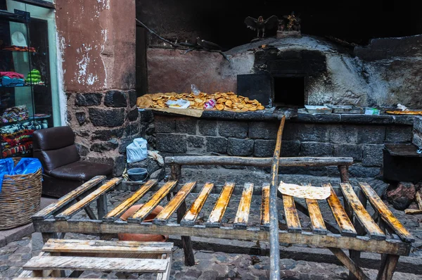 페루 피 삭에서 빵 만들기 — 스톡 사진