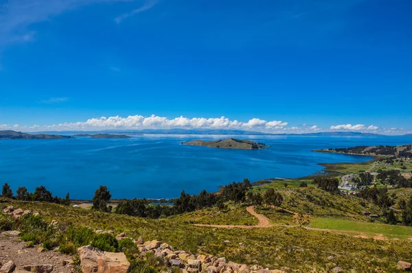 Prachtige landschap van isla del sol, bolivia — Stockfoto