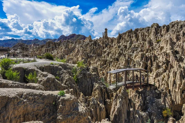 Valle de la luna поблизу Ла-Пас, Болівія — стокове фото