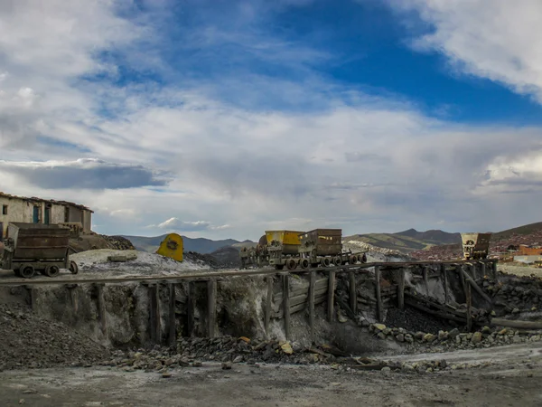 Minas abandonadas em Potosí, Bolívia — Fotografia de Stock