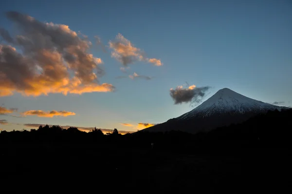 Osorno Vulkan in der Nähe der Spitze, Chile — Stockfoto