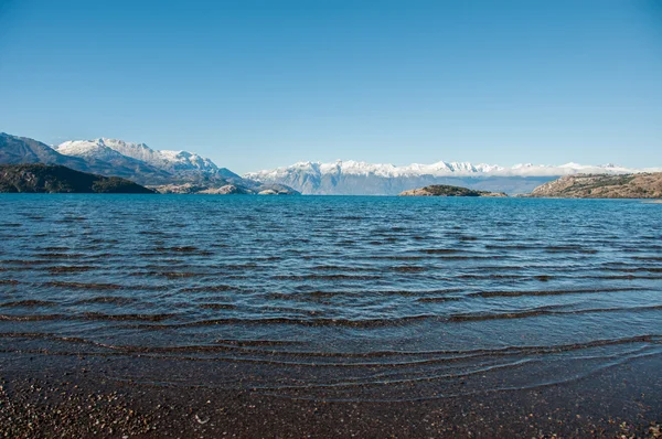 Lago General Carrera, Carretera Austral, HIghway 7, Чили — стоковое фото