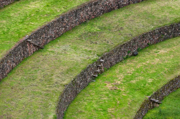 Ruinas de Moray Inca, Perú Imagen de stock