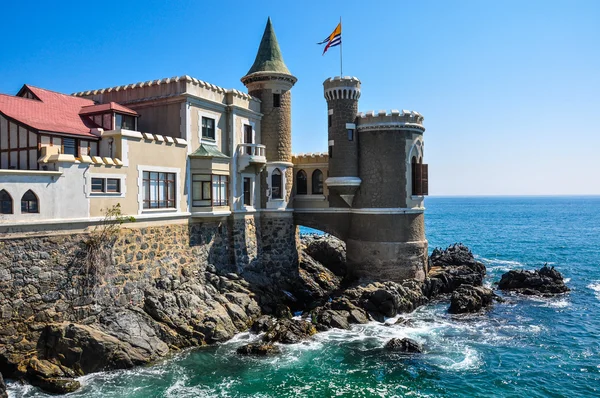 Castelo de Wulff em Vina del Mar, Chile Imagem De Stock