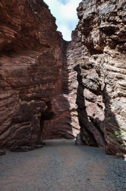 anfiteatro inanılmaz kaya oluşumu Kuzey Arjantin