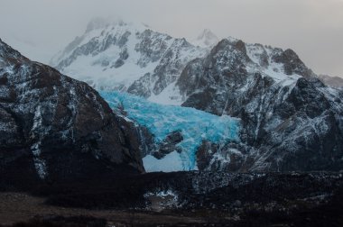 buzulun içinde fitz roy Sıradağları, Arjantin