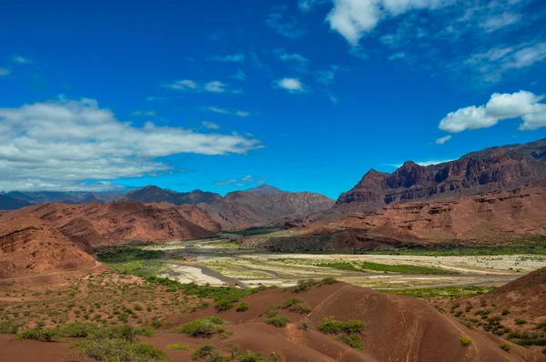 Deserts landscapes of Quebrada las cochas, North Argentina — Stock Photo, Image