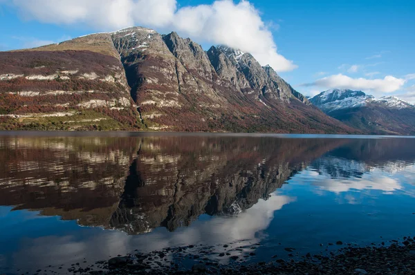 Landskap av Eldslandet, södra argentina — Stockfoto