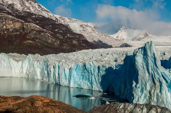 美丽的风景的 perito 莫雷诺冰川，阿根廷 — 图库照片