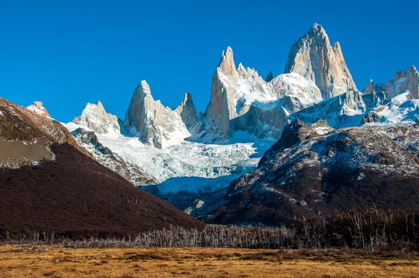 Landschappen van Zuid-Argentinië, in de fitz roy trail — Stockfoto