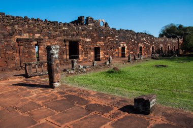San Ignacio mini jesuites kalıntıları, misiones, Arjantin