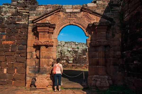 San Ignacio Mini Jesuites ruins, Misiones, Argentina — Stock Photo, Image