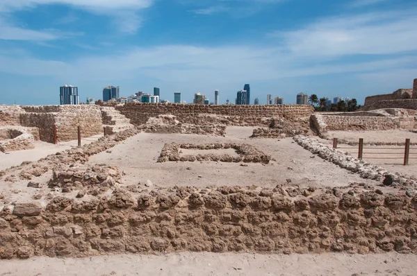 Qal 'At Al Bahrain Fort, Isla de Bahréin — Foto de Stock