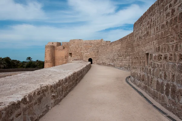 Qal'At Al Bahrajn Fort, ostrova Bahrajn Stock Obrázky