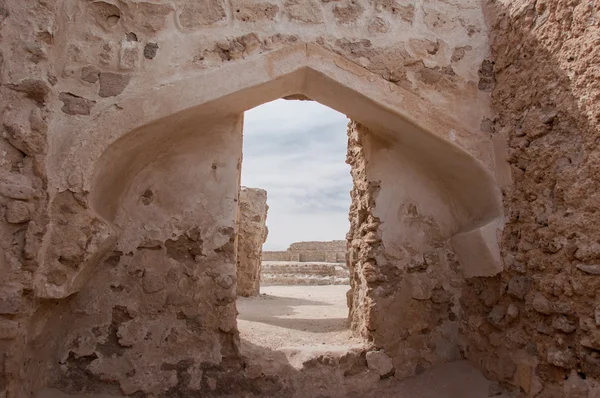 Qal'At Al Bahrajn Fort, ostrova Bahrajn Stock Fotografie