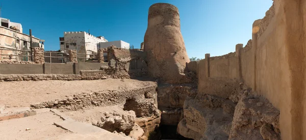 Befestigungsanlagen der Tarout-Burg, Tarout-Insel, saudi arabia — Stockfoto