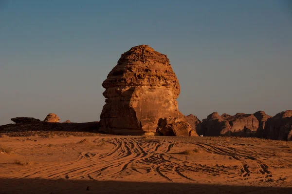 Kaya oluşumları Suudi Arabistan Çölü — Stok fotoğraf