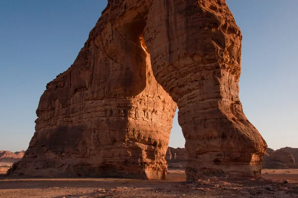 Formación de Eleplant Rock en los desiertos de Arabia Saudita —  Fotos de Stock