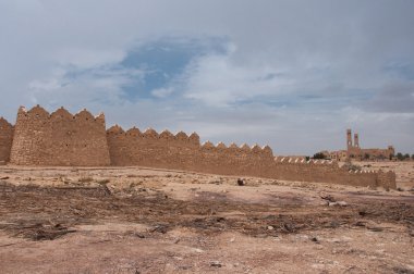 Walls of Old At-Turaif district near Ad Diriyah, Saudi Arabia clipart