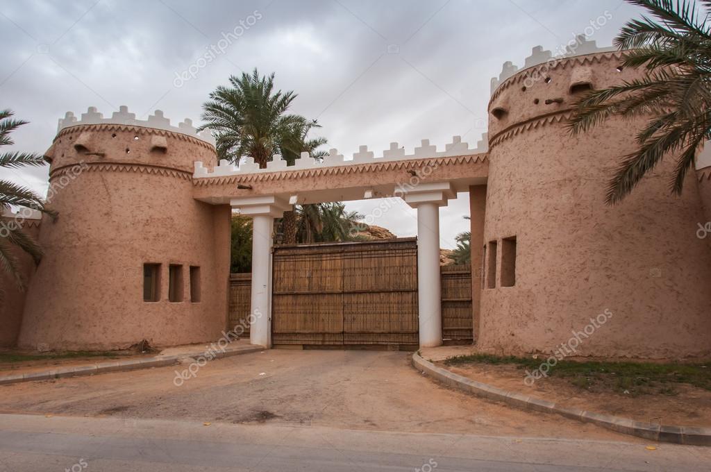 Riyadh extravagant and huge houses, Saudi Arabia — Stock Photo