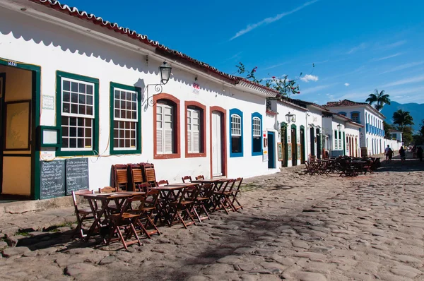 Cidade colonial velha de Paraty, Rio de Janeiro, Brasil — Fotografia de Stock