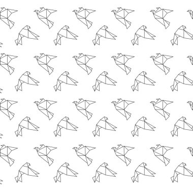 Kâğıt vinçler. Origami kuşları