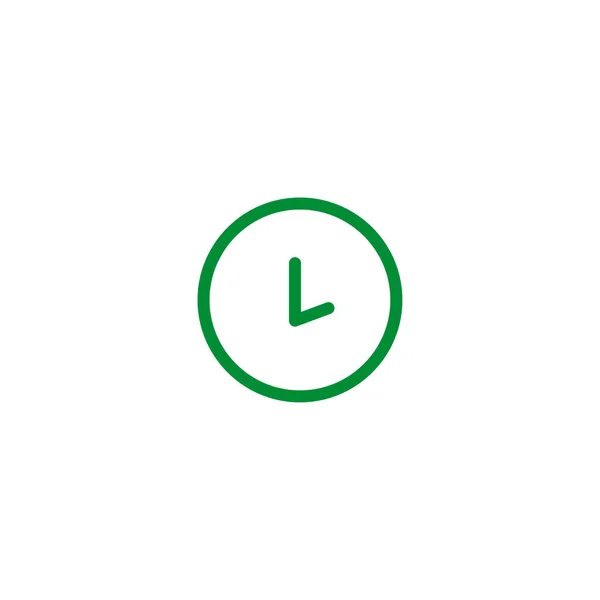 Uhr Symbol Abbildung Isoliert Vektor Zeichen Symbol — Stockvektor