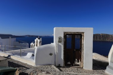 Santorini Island, Yunanistan Oia (IA) Köyü