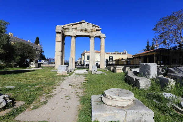 Ruínas de Atenas, Ágora Antiga, Grécia Imagens De Bancos De Imagens