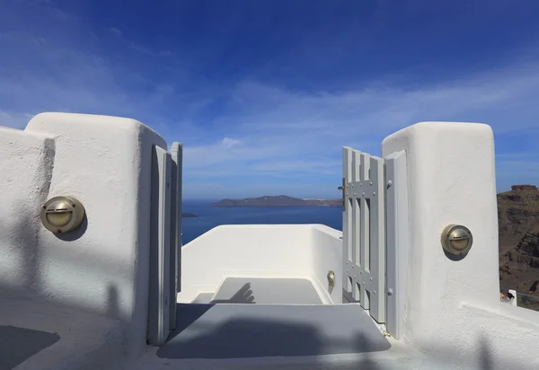 Santorini, Yunanistan'ın tipik mimari