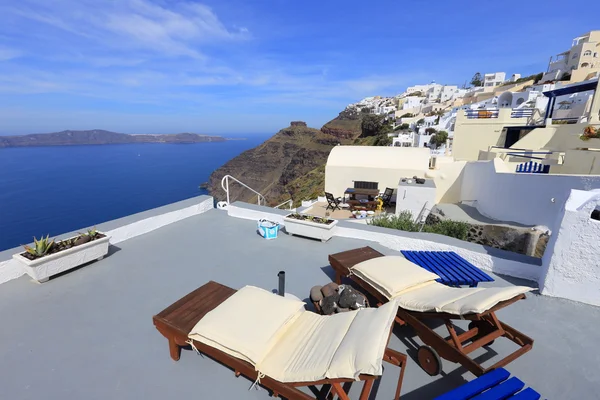 Relax on the island of Santorini, Greece — Stock Photo, Image