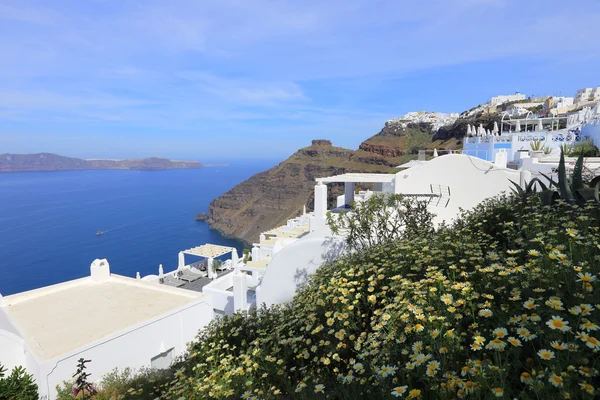 Sakin ol Adası Santorini üzerinde Yunanistan