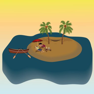   Turistik ada plajı geçmişi